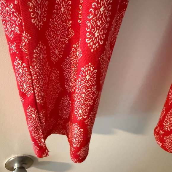 Red Patterned Capri Jeans faded glory - Picture 5 of 5